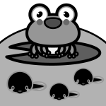 frog_01-tadpole-monochrome