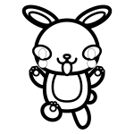 rabbit_angry-blackwhite