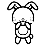 rabbit_glad-blackwhite