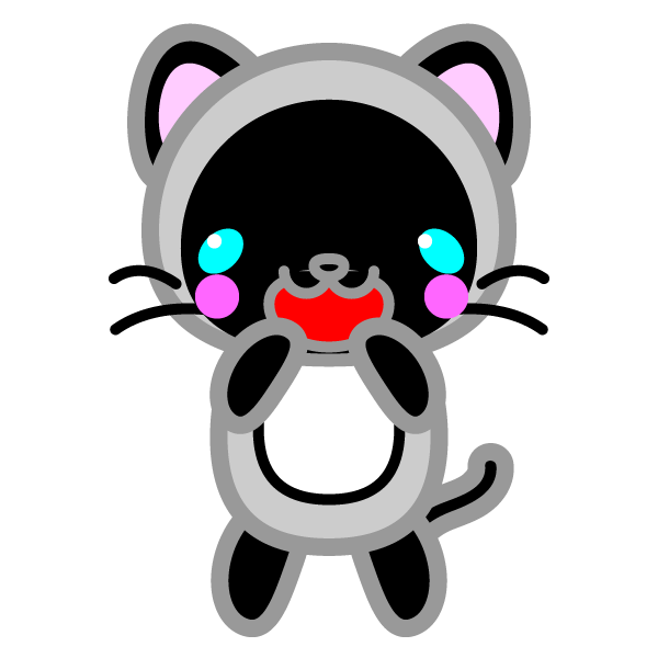 かわいいシャム猫の無料イラスト 商用フリー オイデ43