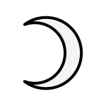 moon_crescent-monochrome