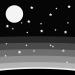 moon_star02-monochrome
