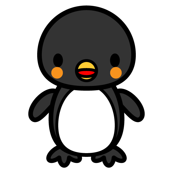 かわいいペンギンの無料イラスト・商用フリー