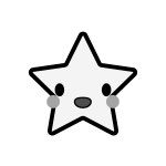star_character-monochrome