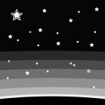 star_night02-monochrome