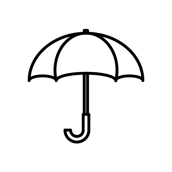かわいい傘の無料イラスト・商用フリー | オイデ43