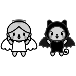 angel_and-devil01-monochrome