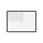 national-flag_america-blackwhite