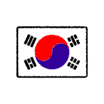 national-flag_korea-handwrittenstyle