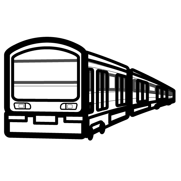 画像をダウンロード 電車 正面 イラスト フリー