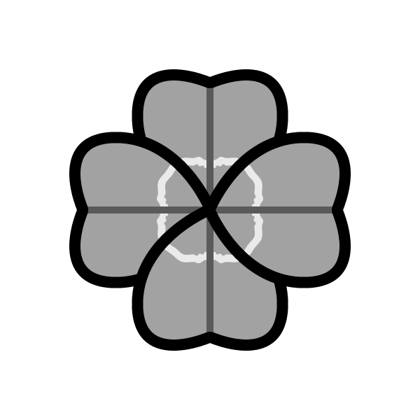 dutch-clover_four-leaves-monochrome