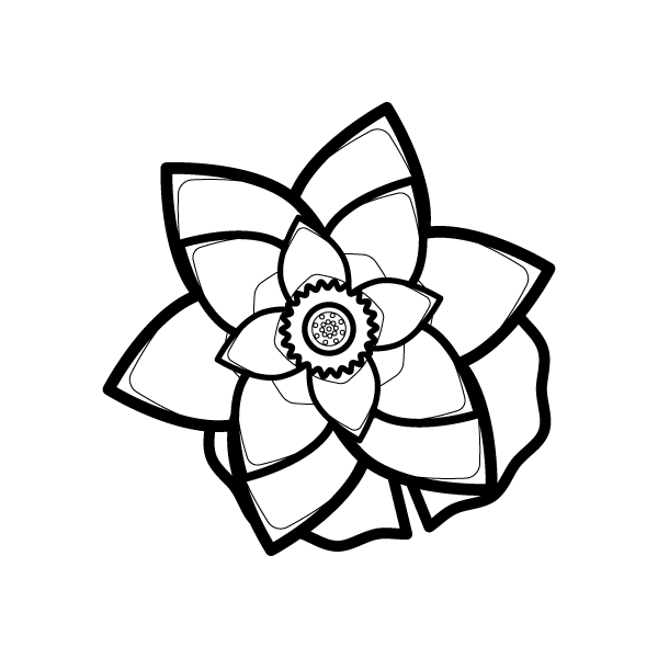 lotus_flower02-blackwhite
