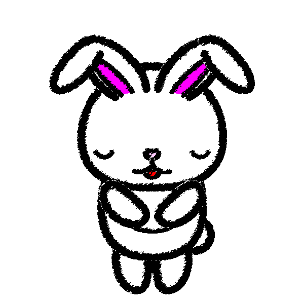 rabbit_bow-handwrittenstyle