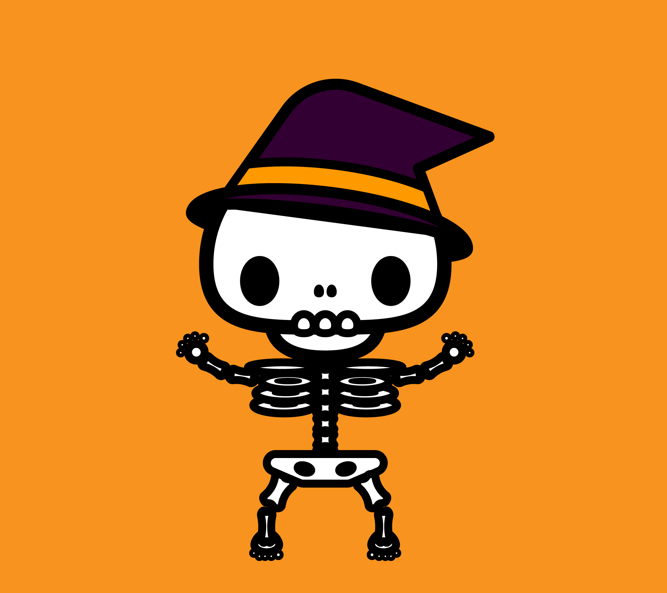 wallpaper2_halloween-skeleton01-orange-android